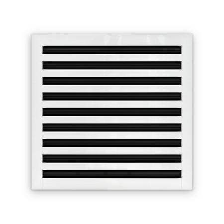 Cryptic Slot 9 slot linear slot diffuser, 18 inch, white