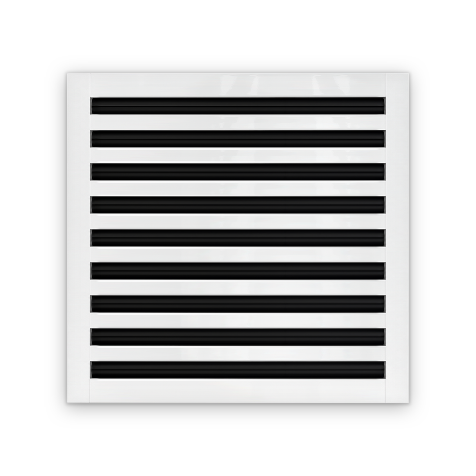 Cryptic Slot 9 slot linear slot diffuser, 18 inch, white