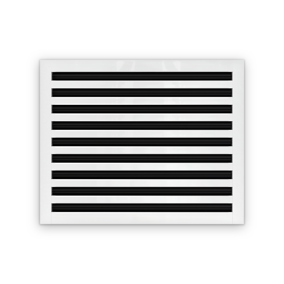 Cryptic Slot 9 slot linear slot diffuser, 22 inch, white
