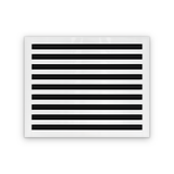 Cryptic Slot 9 slot linear slot diffuser, 22 inch, white
