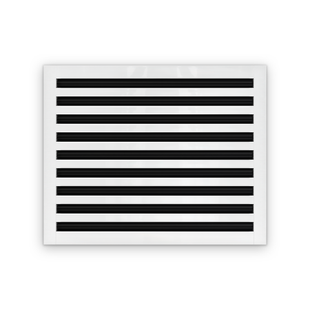 Cryptic Slot 9 slot linear slot diffuser, 22 inch, white