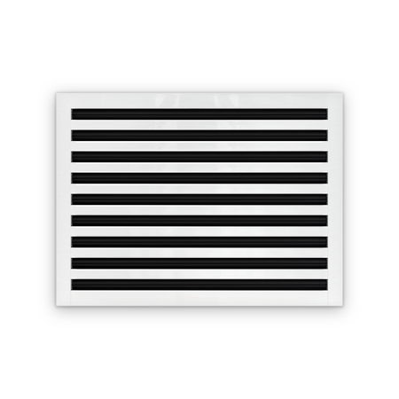Cryptic Slot 9 slot linear slot diffuser, 24 inch, white