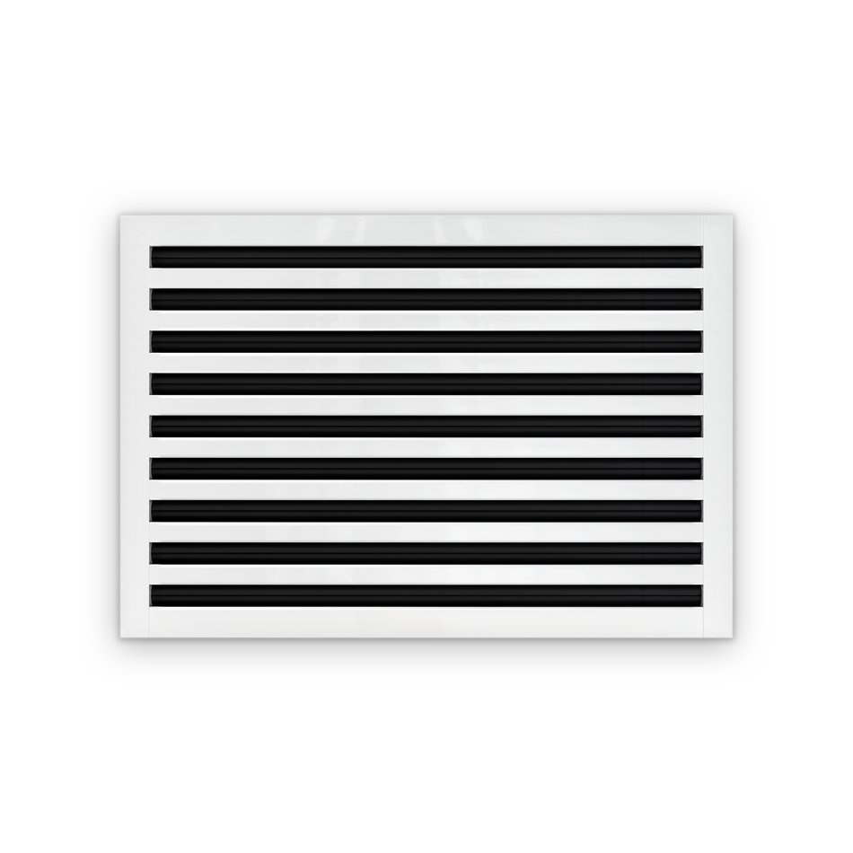 Cryptic Slot 9 slot linear slot diffuser, 26 inch, white