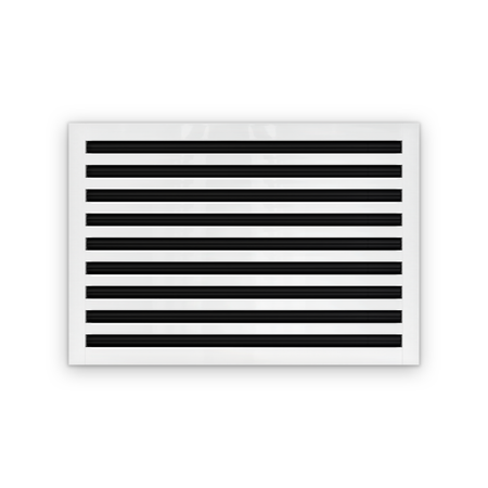 Cryptic Slot 9 slot linear slot diffuser, 26 inch, white