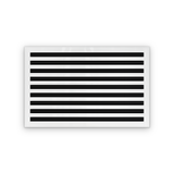 Cryptic Slot 9 slot linear slot diffuser, 28 inch, white