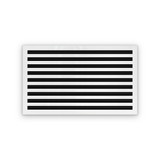 Cryptic Slot 9 slot linear slot diffuser, 30 inch, white