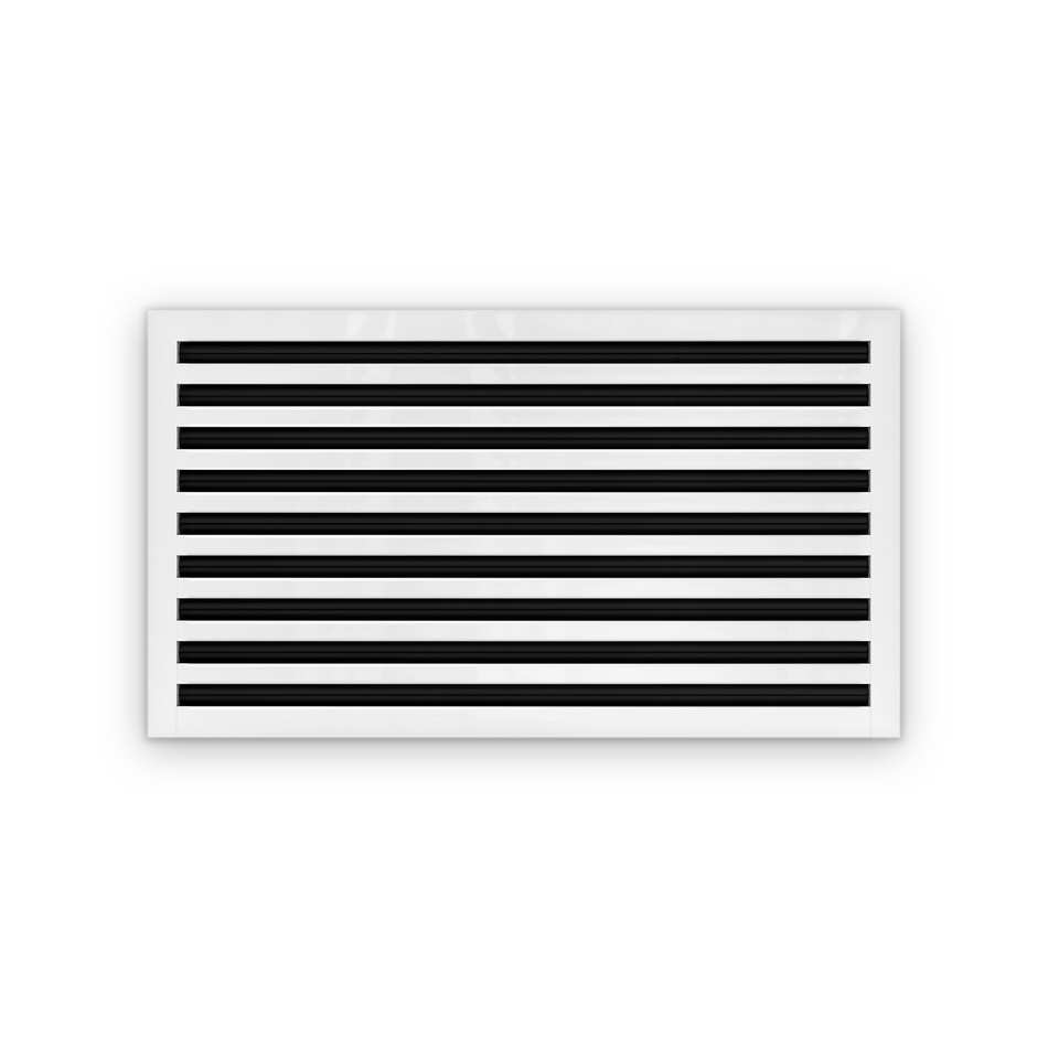 Cryptic Slot 9 slot linear slot diffuser, 32 inch, white