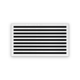 Cryptic Slot 9 slot linear slot diffuser, 32 inch, white