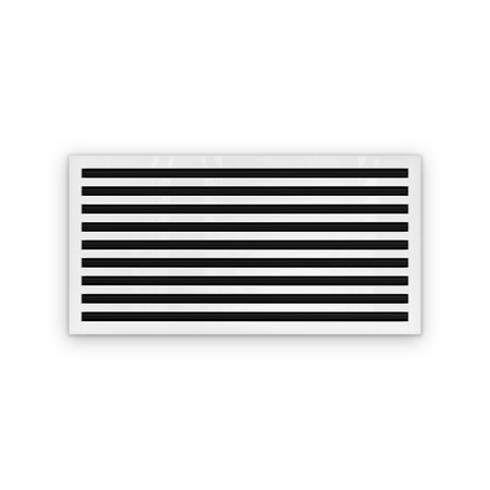Cryptic Slot 9 slot linear slot diffuser, 36 inch, white
