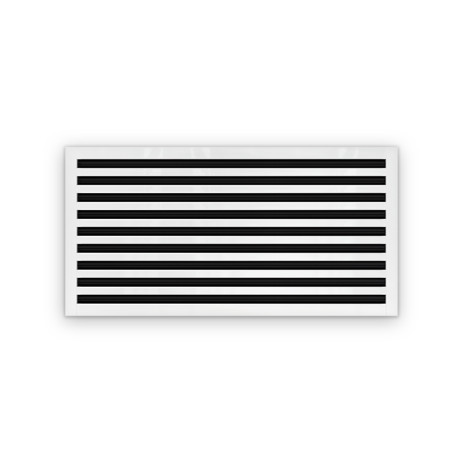 Cryptic Slot 9 slot linear slot diffuser, 36 inch, white