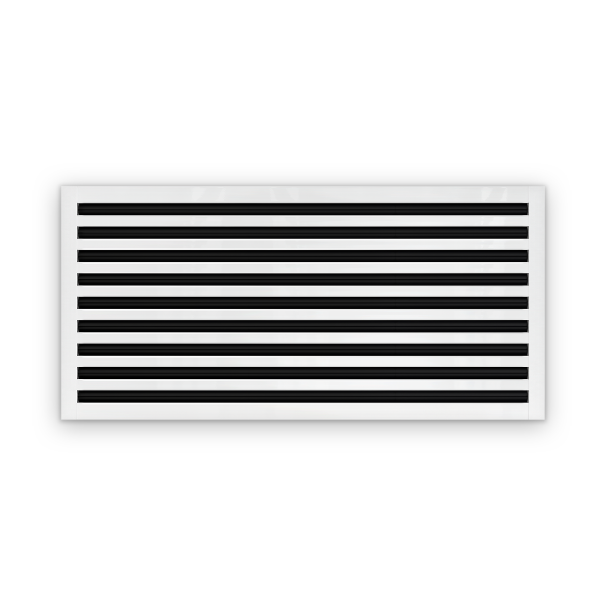 Cryptic Slot 9 slot linear slot diffuser, 38 inch, white