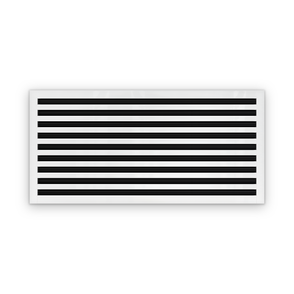 Cryptic Slot 9 slot linear slot diffuser, 38 inch, white