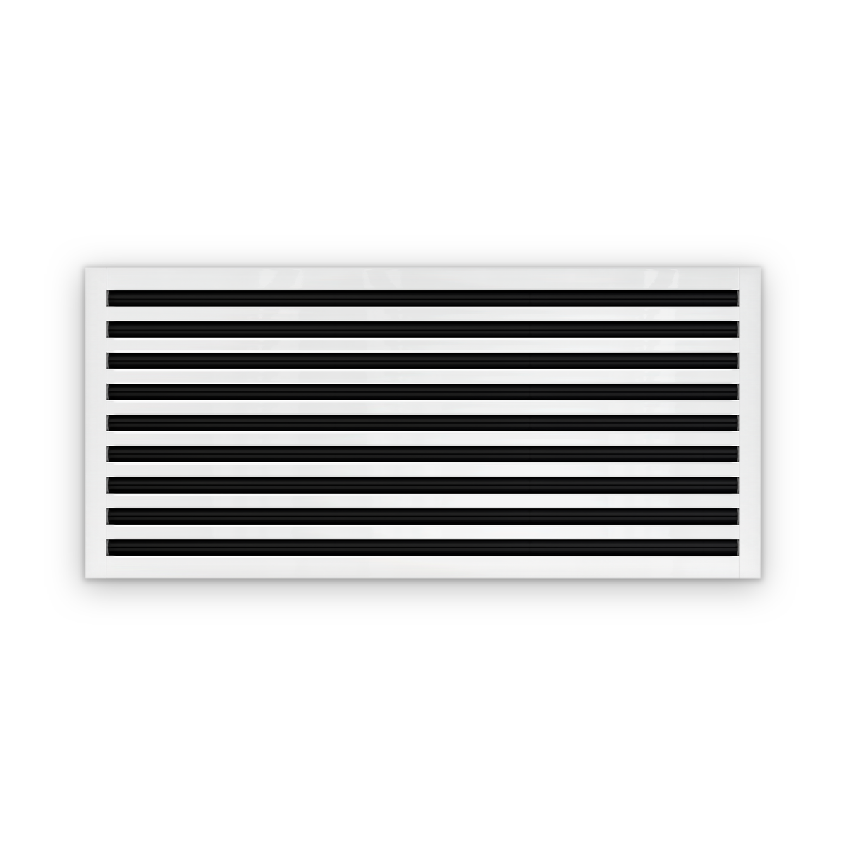 Cryptic Slot 9 slot linear slot diffuser, 40 inch, white