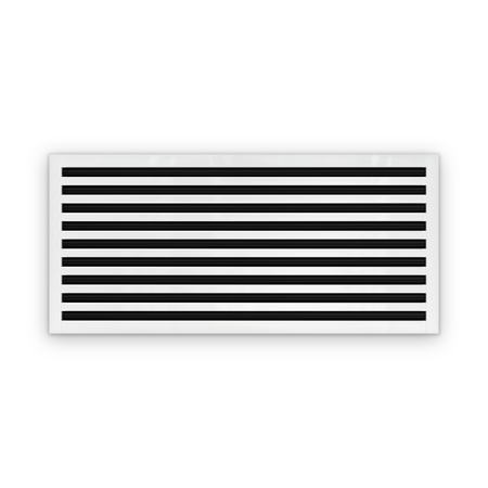 Cryptic Slot 9 slot linear slot diffuser, 40 inch, white