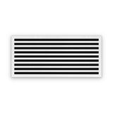 Cryptic Slot 9 slot linear slot diffuser, 40 inch, white