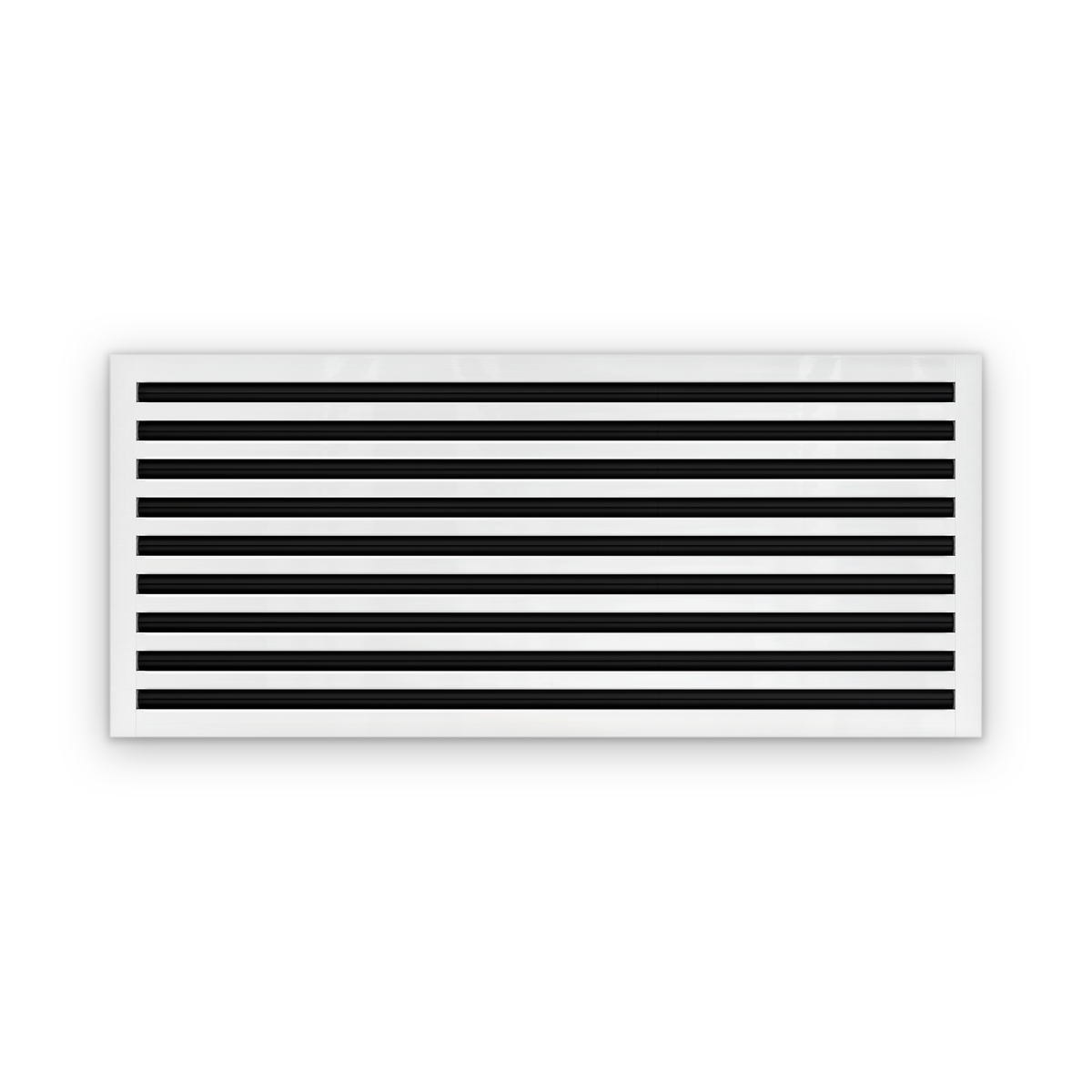 Cryptic Slot 9 slot linear slot diffuser, 42 inch, white