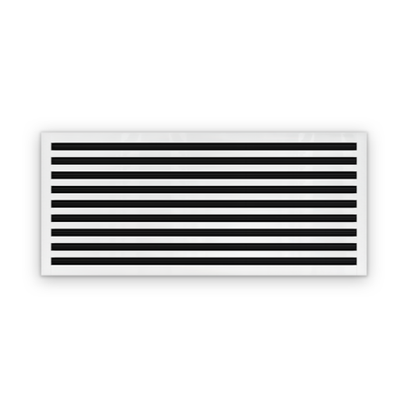 Cryptic Slot 9 slot linear slot diffuser, 42 inch, white
