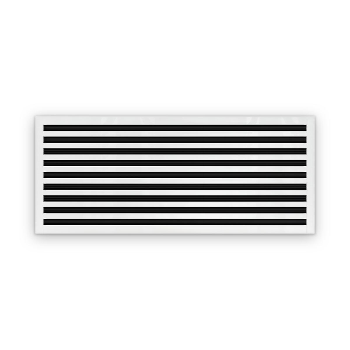 Cryptic Slot 9 slot linear slot diffuser, 44 inch, white