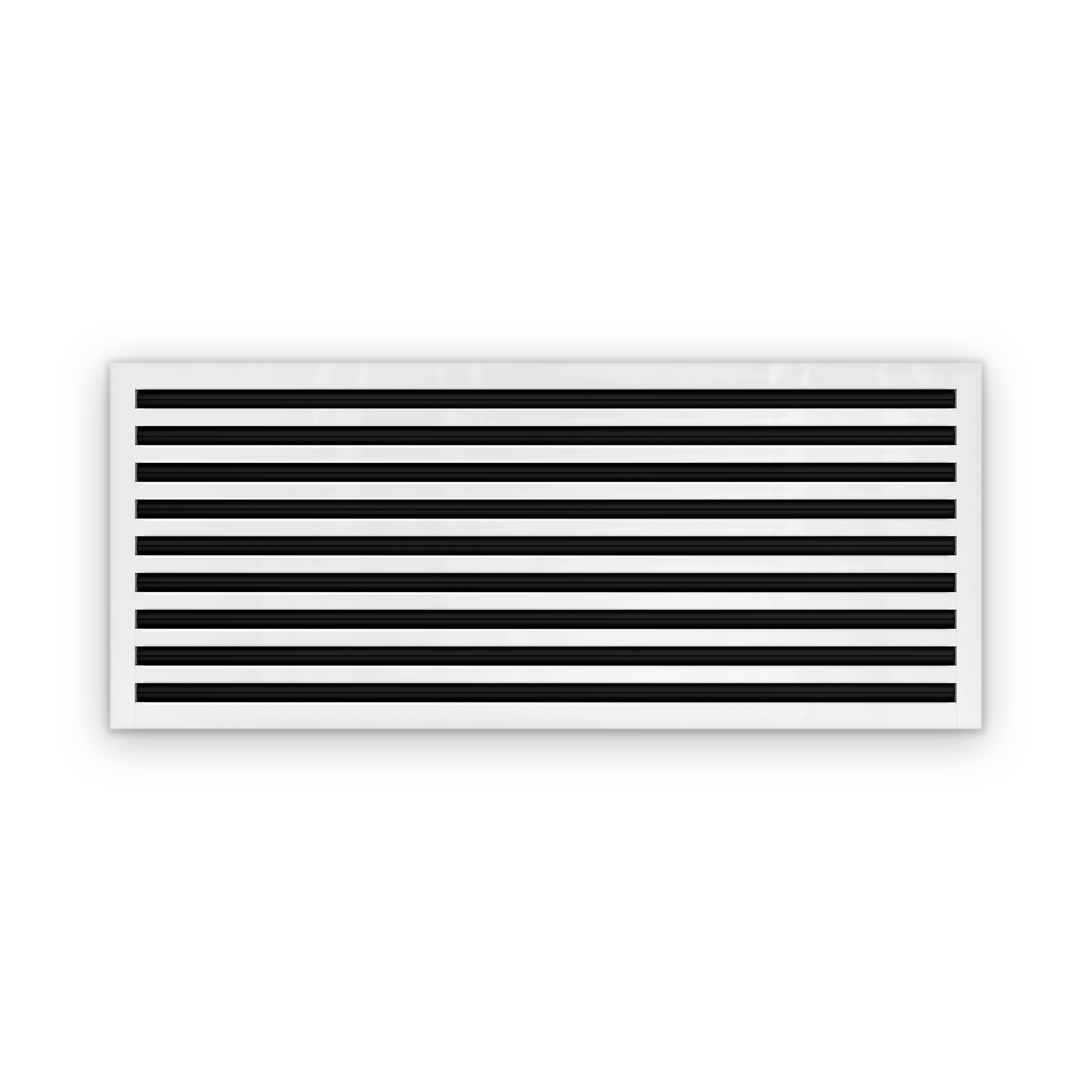 Cryptic Slot 9 slot linear slot diffuser, 44 inch, white