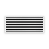 Cryptic Slot 9 slot linear slot diffuser, 44 inch, white