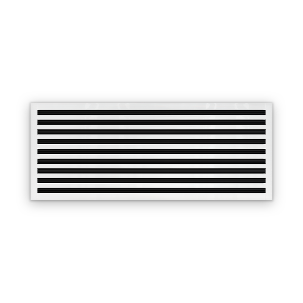 Cryptic Slot 9 slot linear slot diffuser, 46 inch, white