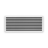 Cryptic Slot 9 slot linear slot diffuser, 46 inch, white