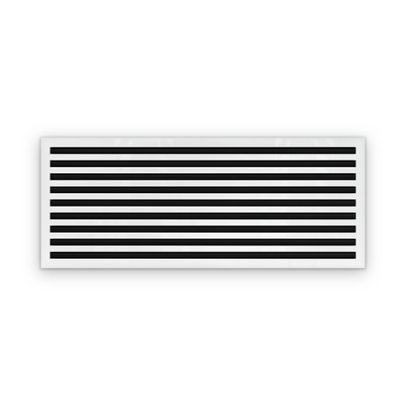 Cryptic Slot 9 slot linear slot diffuser, 46 inch, white