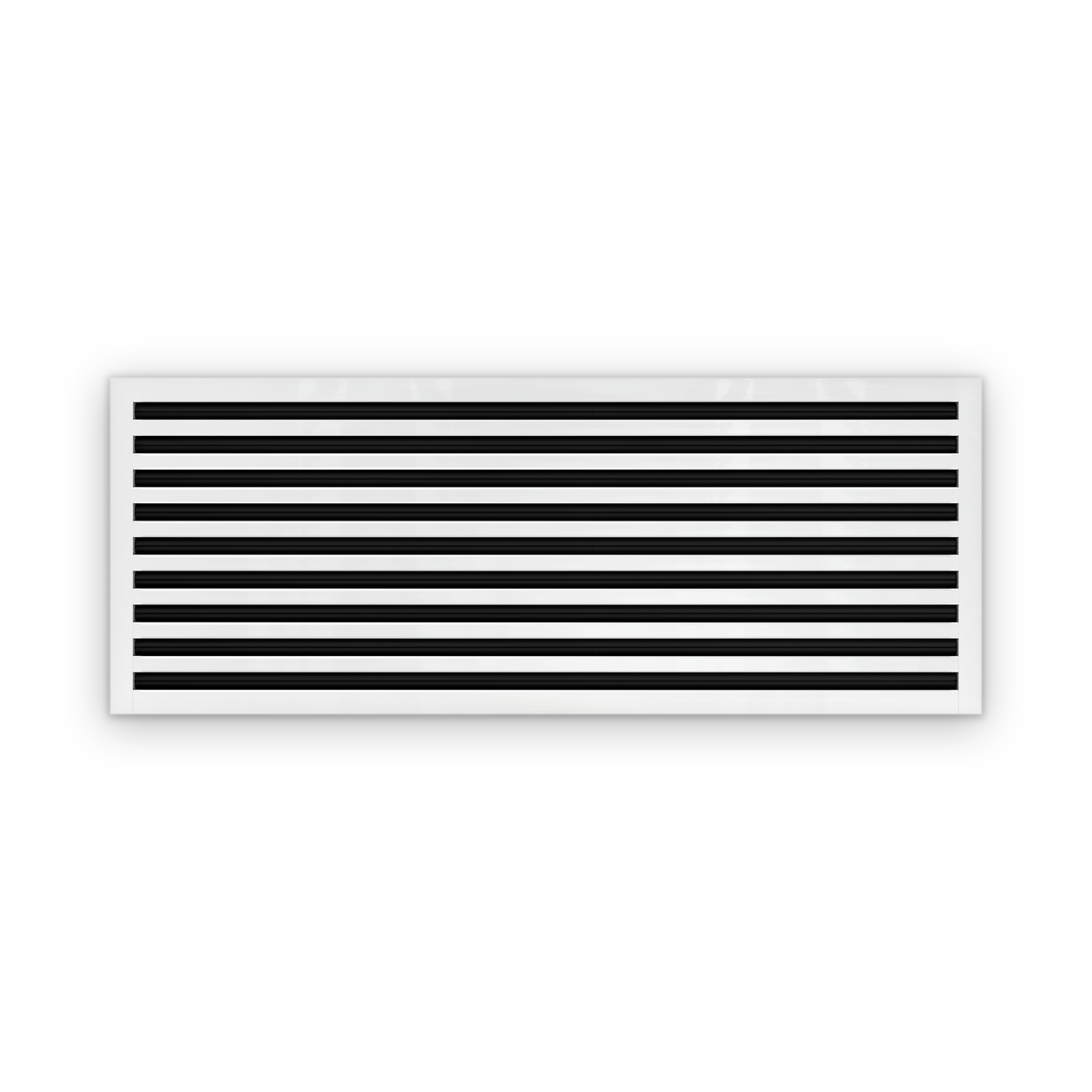 Cryptic Slot 9 slot linear slot diffuser, 48 inch, white
