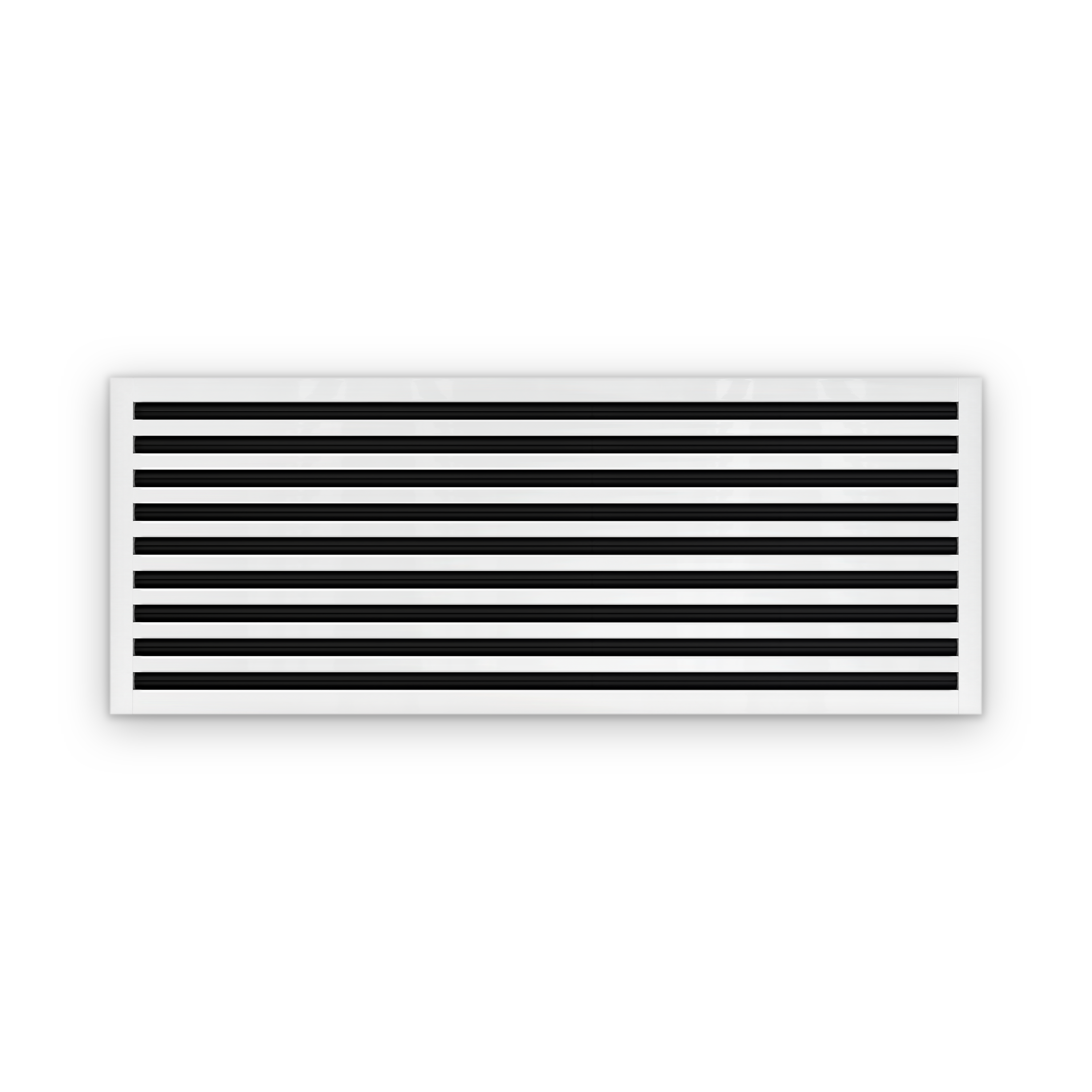 Cryptic Slot 9 slot linear slot diffuser, 48 inch, white