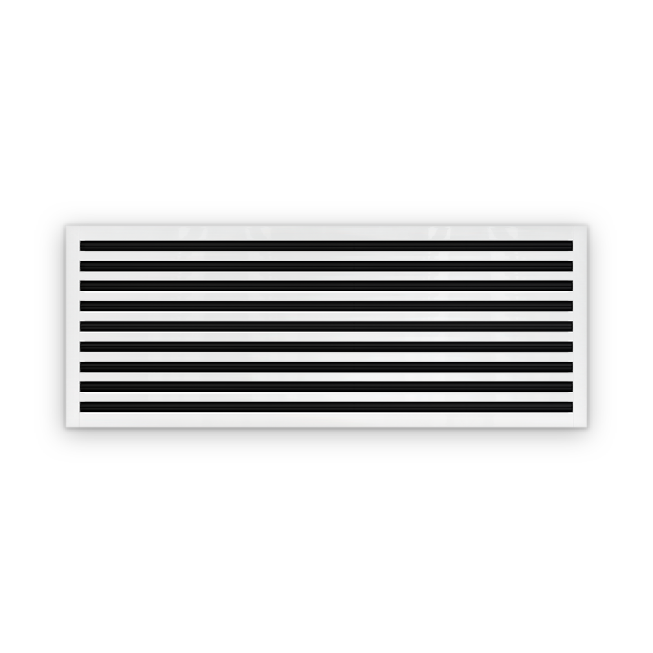 Cryptic Slot 9 slot linear slot diffuser, 48 inch, white