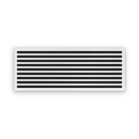 Cryptic Slot 9 slot linear slot diffuser, 48 inch, white