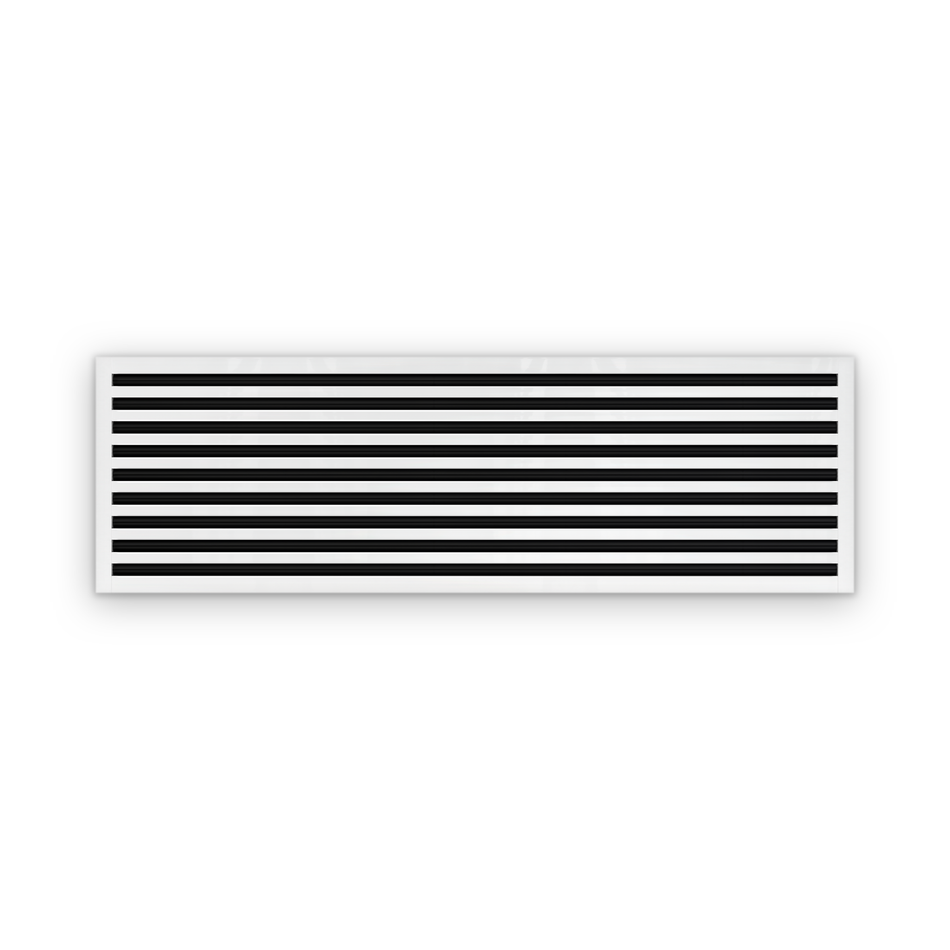 Cryptic Slot 9 slot linear slot diffuser, 60 inch, white