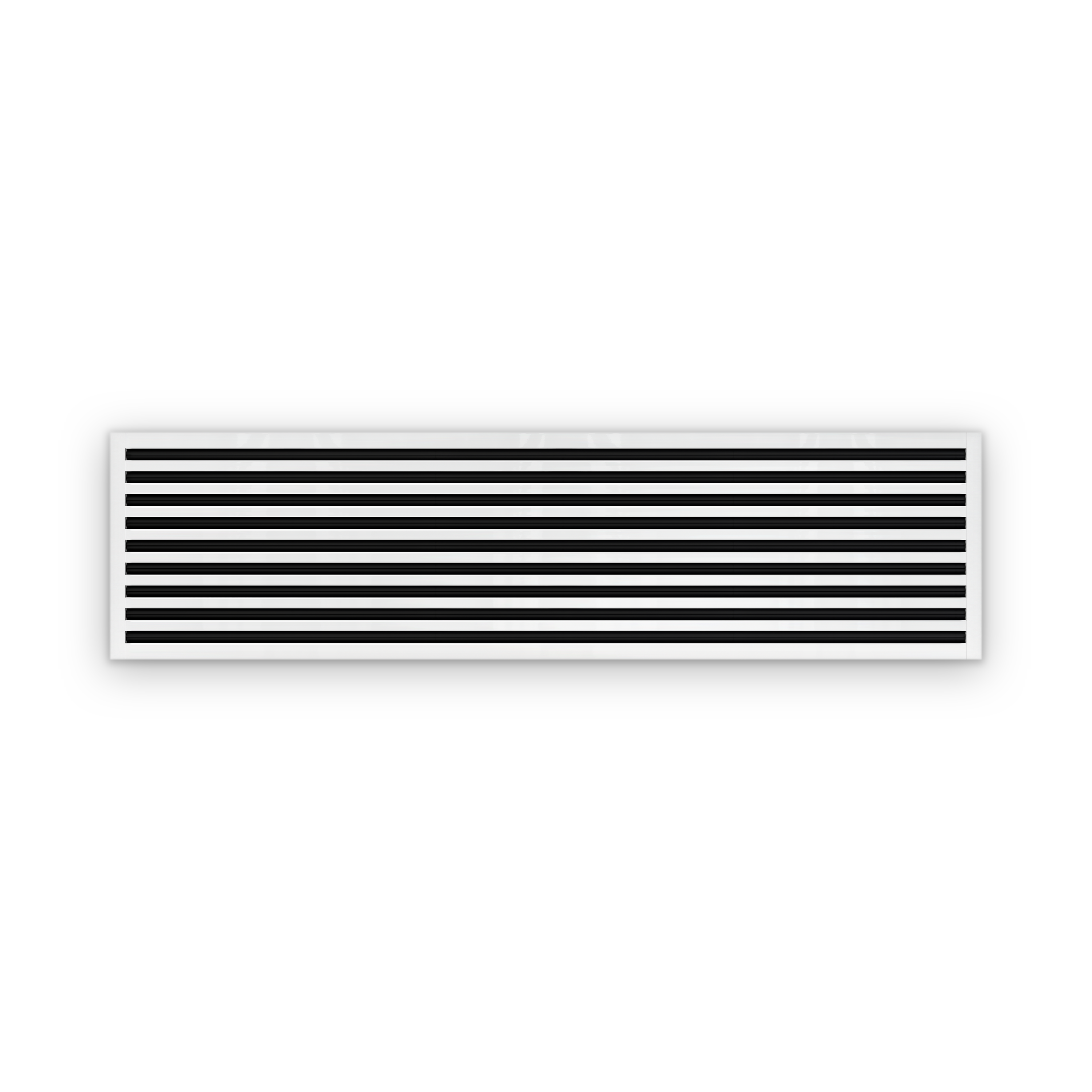 Cryptic Slot 9 slot linear slot diffuser, 72 inch, white
