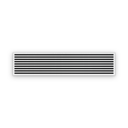 Cryptic Slot 9 slot linear slot diffuser, 84 inch, white