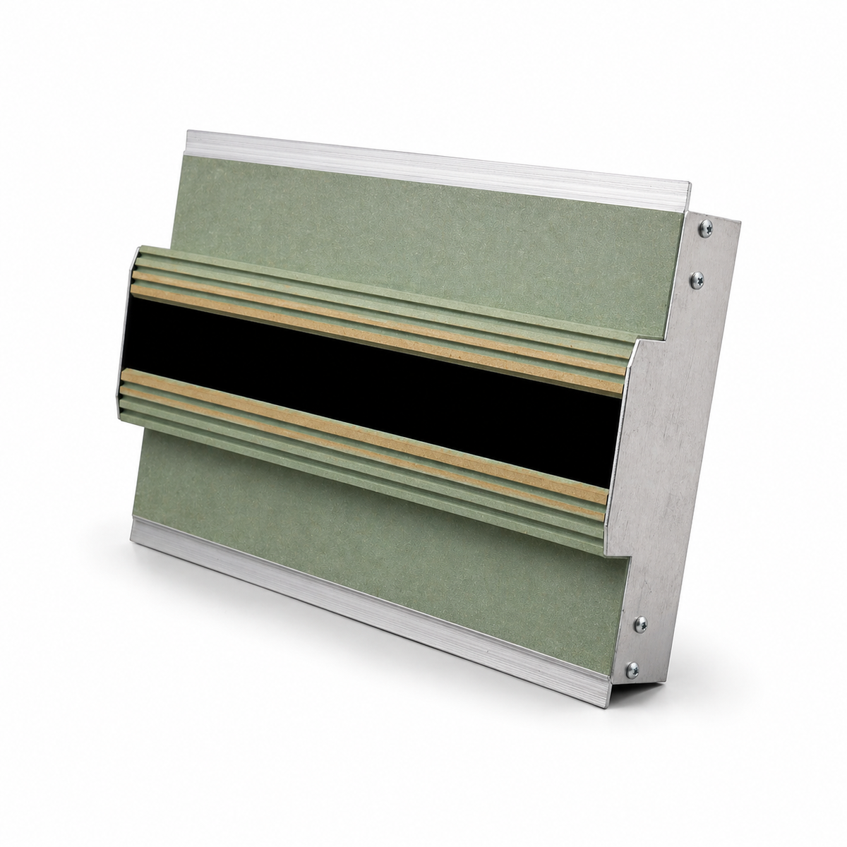 Cryptic Air Pro Mud-In Linear Slot Diffuser—1 slot, flush mount drywall vent cover for modern edge finishes.