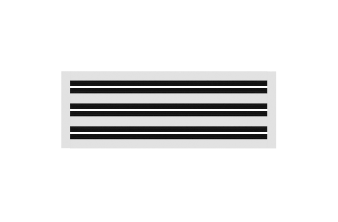 CRYPTIC - 6" Linear Slot Diffuser - 3 Slot -  Modern Air Vent Cover for Ceiling, Wall or Floor