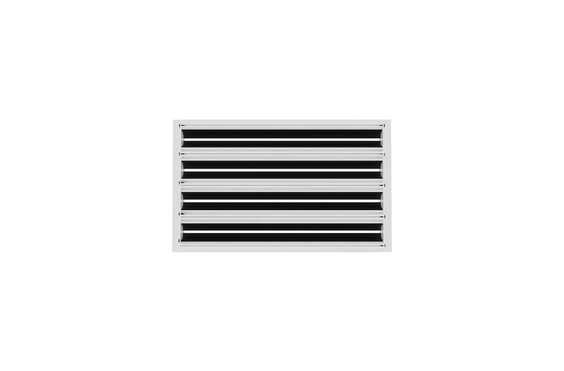 CRYPTIC - 8" Linear Slot Diffuser - 4 Slot -  Modern Air Vent Cover for Ceiling, Wall or Floor